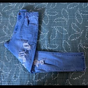 One time used jeans size 15